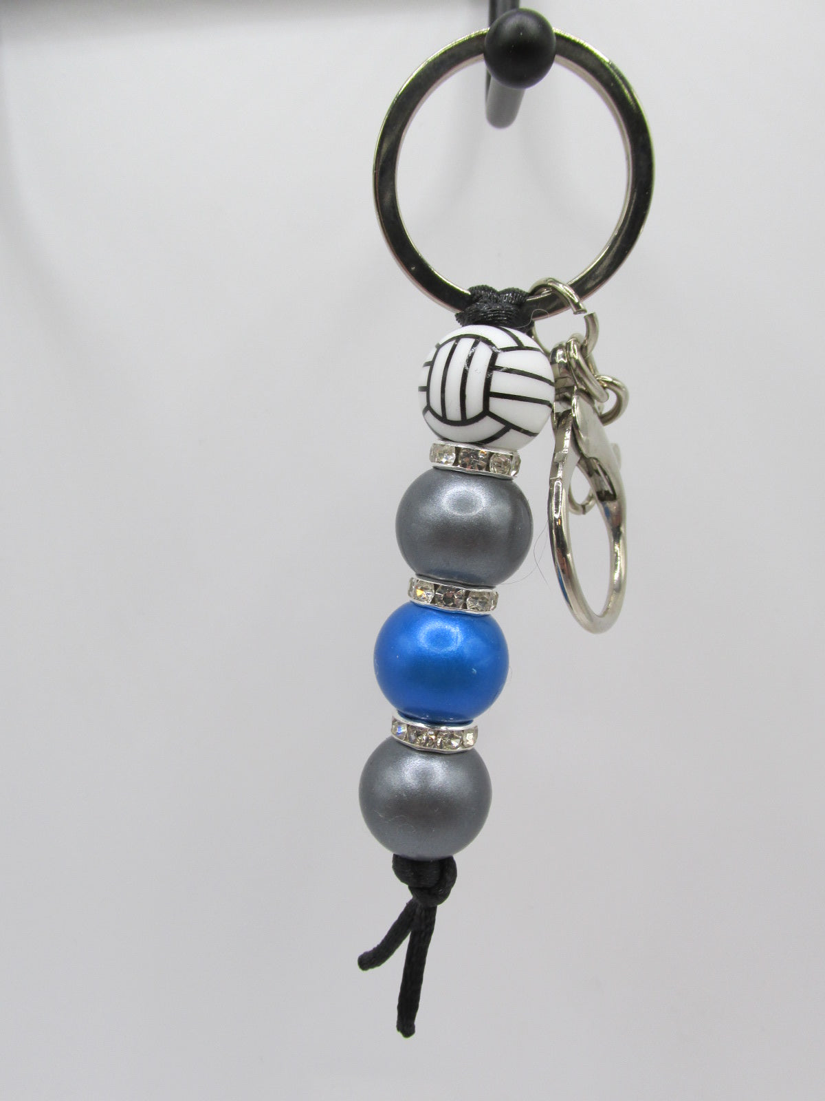 Volleyball in Blue and Silver