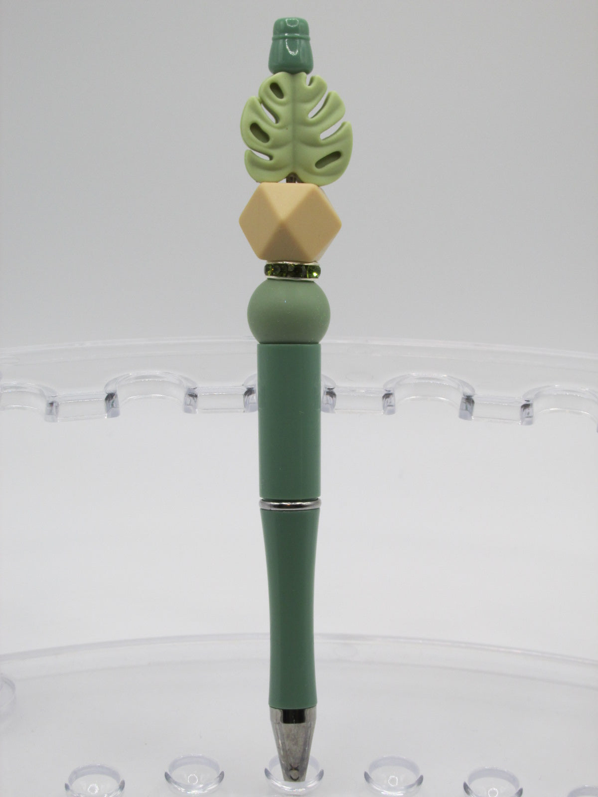 Sage Monstera Leaf