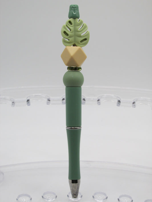 Sage Monstera Leaf
