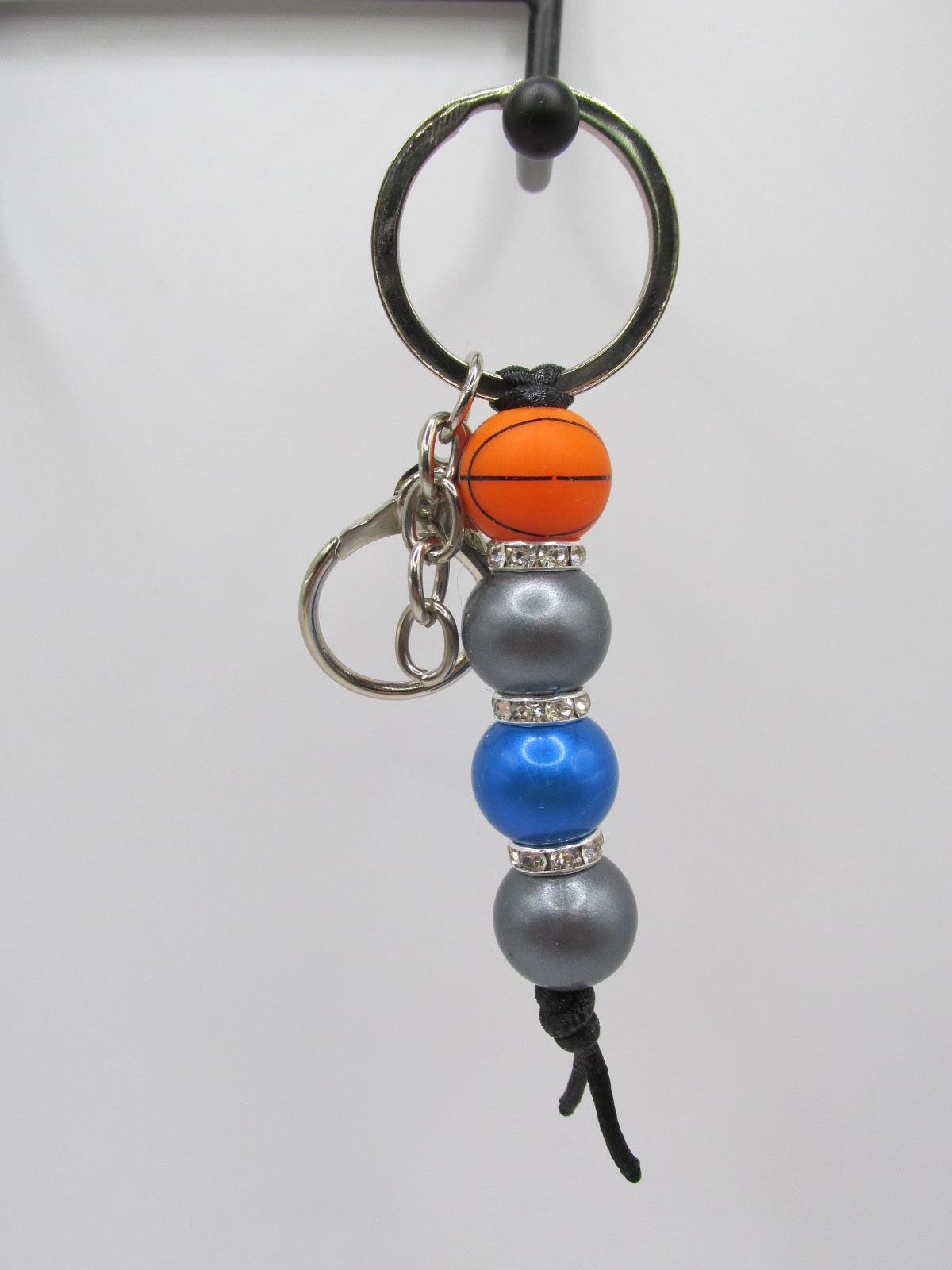 Basketball in Blue and Silver