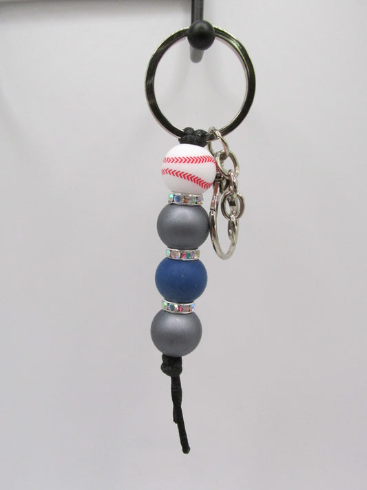 Baseball in Blue and Silver