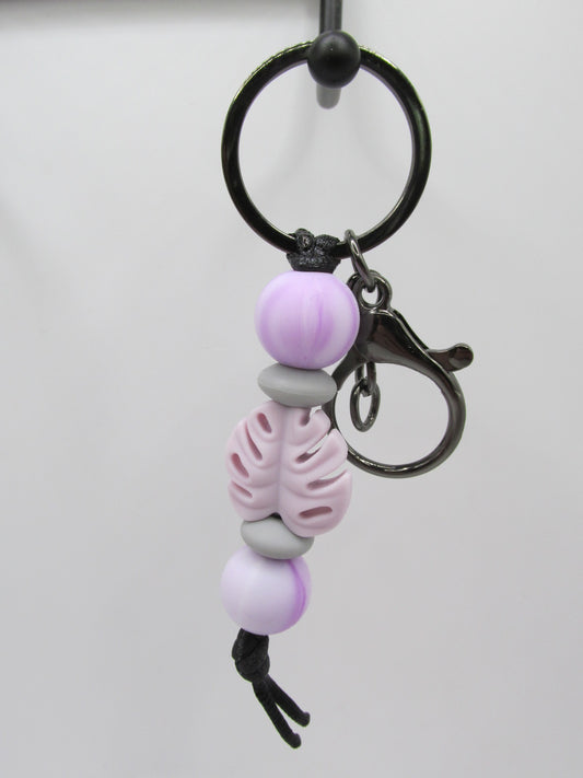 Purple Monsterra Leaf