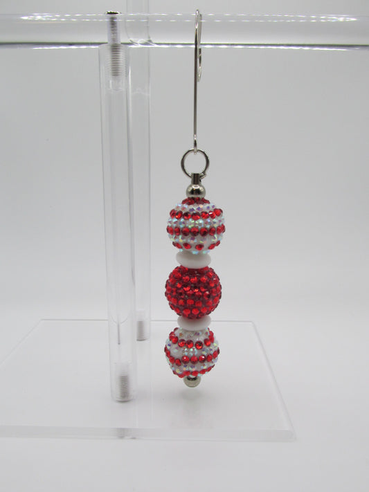 Candy Cane Rhinestone