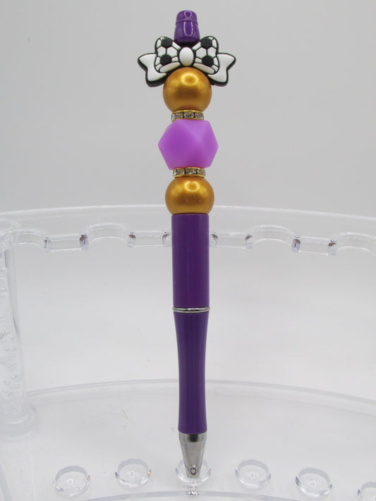 Purple and Gold Soccer