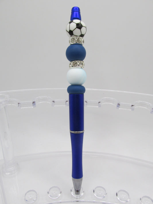 Soccer Ball in Blue