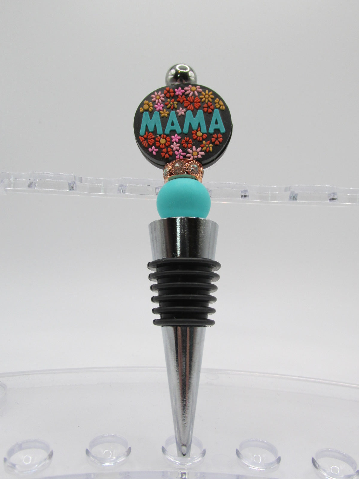 Mama in Teal